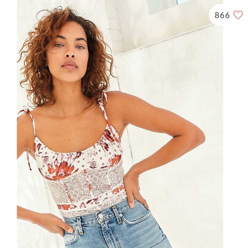 Free People “Take Her Out Bikeshort Onesie”